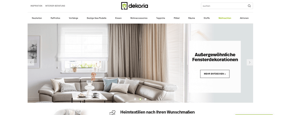 Dekoria Online shop